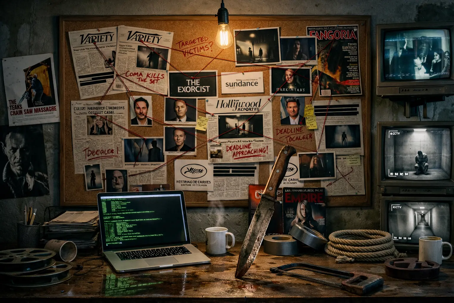 Horror Industry Corkboard